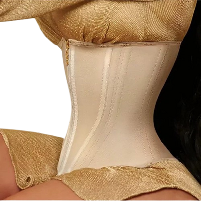 CORSET, Waist trainer with zipper and hooks